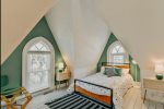 Just Off the Common Area is The Green Suite - Where Soothing Comfort Awaits